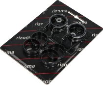 Rizoma Blinker Adapter, schwarz - vorne