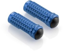 Rizoma kit de repose-pieds B-Pro pour position d`origine, bleu (universel) Pour prise d`origine. Des