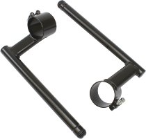 Tommaselii clip-on handlebars special, steel, black, 50 mm