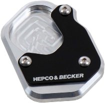 Hepco & Becker side stand enlargement, Black / Silver - Moto Guzzi V85 TT (2020-2021)