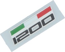 Ducati Aufkleber Tank `Italienische Flagge 1200` - 1200 Monster