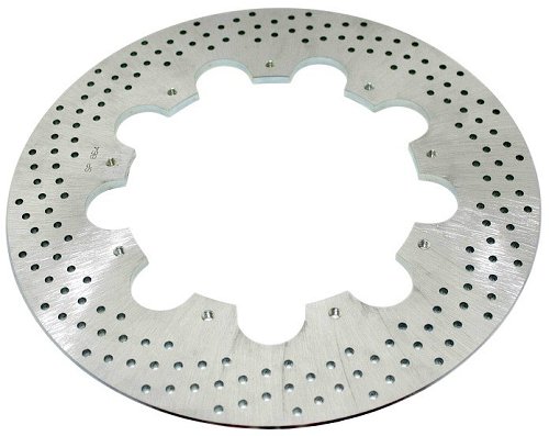 Laverda brake disc 1000 fro./back 280mm inox perforated