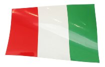 Adesivo, Bandiera tricolore 23x16 cm