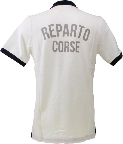 Dellorto Polo-shirt `inc 1933`, white, size: L