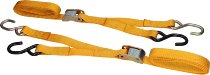Kit de correas tensoras 2 x 1,5m, amarillo, ganchos S (máx. 680kg)