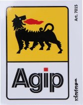 Sticker Agip, 7,5x11cm