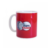 Vespa Cup Servizio, red with logo