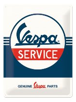 Vespa Tin plate sign `service`, 30x40 cm