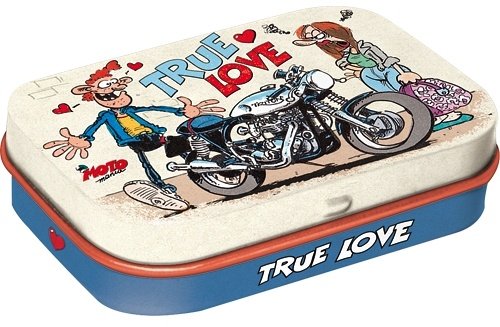 Motomania Pillbox `true love`, 4x6x2 cm