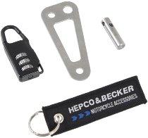 Hepco & Becker Diebstahlsicherung für Hepco & Becker Lock - IT Tankrucksäcke und Hecktaschen, Silber