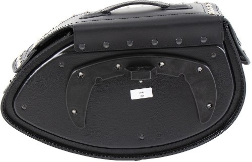 Hepco & Becker Leder Satteltaschensatz Buffalo Big Custom für C-Bow Träger, Schwarz