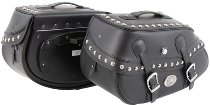 Hepco & Becker leather saddelbags Buffalo Big Custom for C-Bow carrier, Black