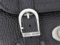 Hepco & Becker leather saddelbags Liberty Big for C-Bow carrier, Black