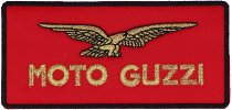 Moto Guzzi Patch, rectangular, red, 11,2 x 5,3 cm