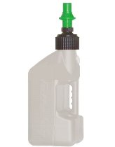 Tuff Jug Gas can 10L white, with green quick release cap