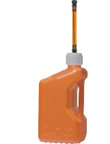 Tuff Jug gasoline can 20L, orange with Auto-Stop filling hose