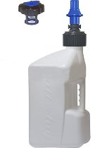 Tuff Jug Gas Can Race Kit, 20L white, with Quick Cap and Yamaha Quick Cap