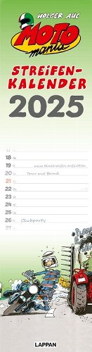 MOTOmania strip calendar 2025