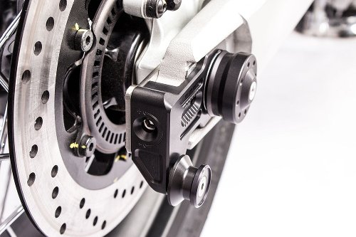 Gilles Chain adjuster, black mat - Ducati 1100 Scrambler, Special, Pro, Dark, Sport