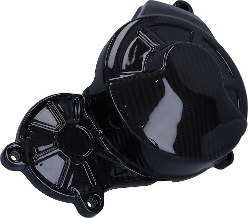 CarbonAttack Cubierta para alternador brillante, Aprilia RS 660 2020-/Tuono 660 2021-