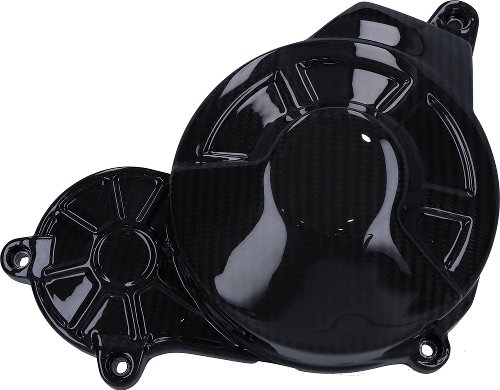 CarbonAttack Cubierta para alternador brillante, Aprilia RS 660 2020-/Tuono 660 2021-