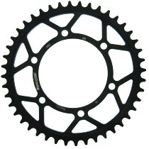 Supersprox acero rueda de cadena 525 - 44Z (negro)