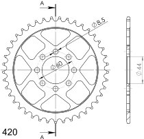 Supersprox acier roue d`entrainement 420 - 41Z (noir)