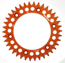 Supersprox aluminio rueda de cadena 520 - 38Z (anaranjado)