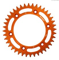 Supersprox aluminio rueda de cadena 520 - 40Z (anaranjado)