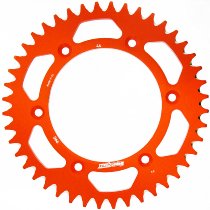 Supersprox aluminio rueda de cadena 520 - 44Z (anaranjado)
