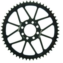 Supersprox acero rueda de cadena 420 - 52Z (negro)