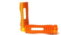 MFW Footrest ´Racing EVO II´, orange