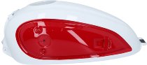 Ducati Tank, weiß/rot - 800 Scrambler Desert Sled