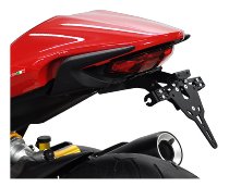 Zieger Licence plate holder Pro, black - Ducati 821 Monster