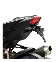 Zieger Licence plate holder Pro, black - Ducati 848, 1098 Streetfighter, S