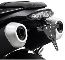Zieger Licence plate holder Pro, black - Triumph Speed Triple 765 S, R, RS