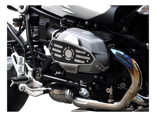 Zieger cylinder protection, silver/black - BMW R nine T, 1200 GS / R