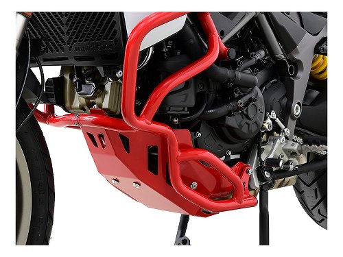 Zieger Engine protection, red - Ducati Multistrada 950