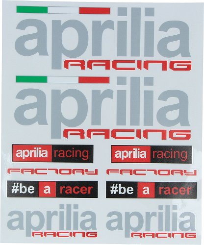 Aprilia Sticker kit, 8 pieces, 20x24cm