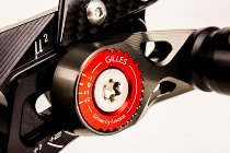 Gilles Fußrastenanlage MUE2, schwarz - Ducati V4, S, R Panigale