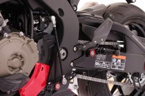 GILLES rearset MUE2, black - Honda CBR 100 RR