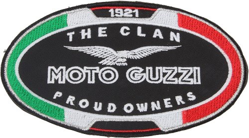 Moto Guzzi Patch ´the clan´ tricolore 15x9,4 cm