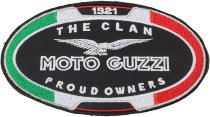Moto Guzzi Patch ´the clan´ tricolore 15x9,4 cm
