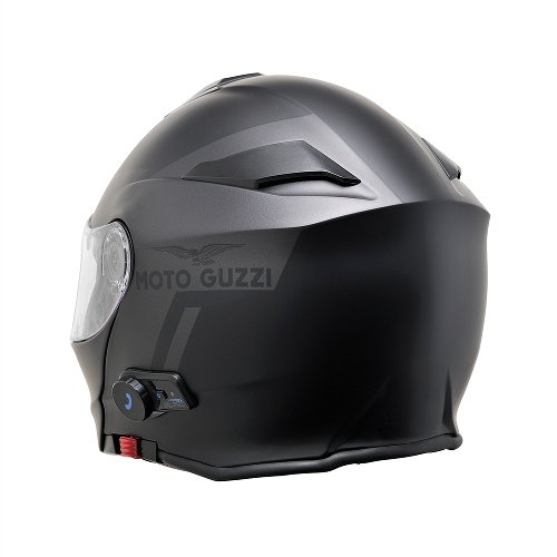 Moto Guzzi Casco Modular flip-up, grigio, taglia: L, Bluetooth