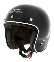 Moto Guzzi Jet helmet metalflake, black, size: XS