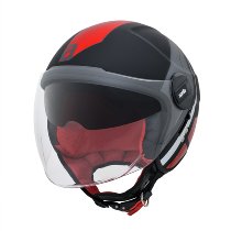 Aprilia Jet helmet, black/red/grey, size: S