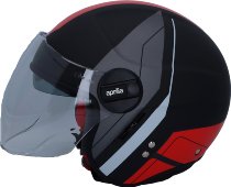 Aprilia Jet helmet, black/red/grey, size: XL