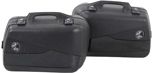 Hepco & Becker kit de maletas Junior Flash 30 negro, con embellecedor negro