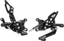 Bonamici Racing adjustable rear sets, kit Aprilia RSV4/ Tuono V4 2017-2020
