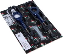 Bonamici Racing Kettenspanner Set Aprilia RSV4 / Tuono V4 2015-2020 Blau